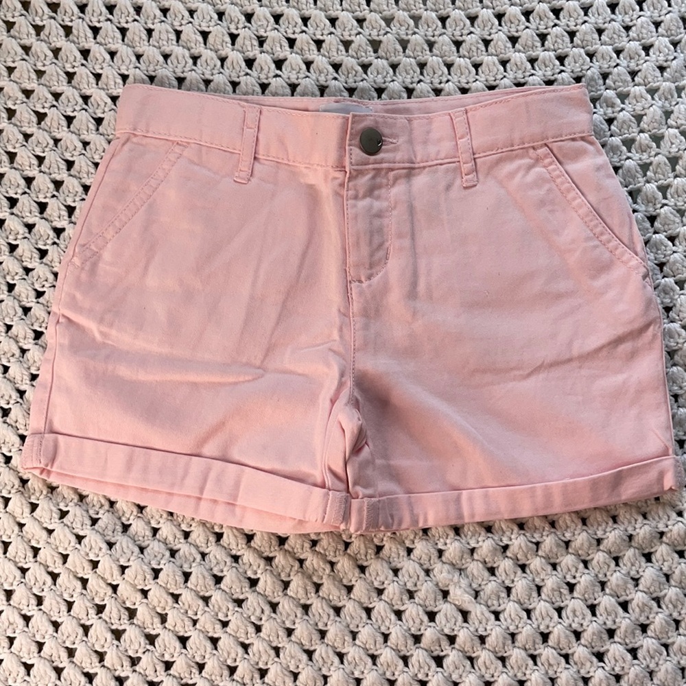 Children place girl shorts